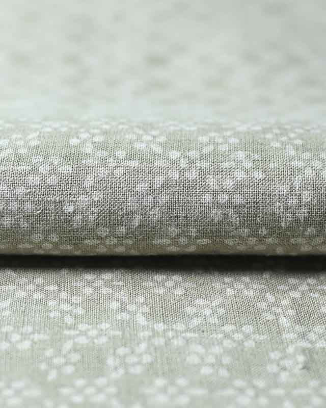 Tessa Hand Block Printed Linen Fabric Linen Fabric