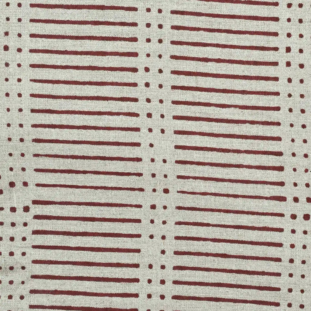 Nina Printed Linen Fabric Yard Linen Fabric