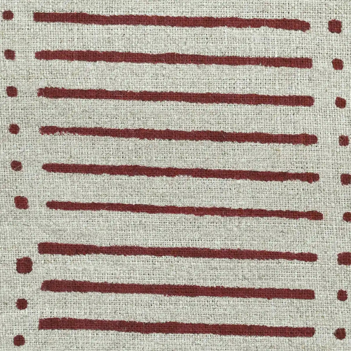 Nina Printed Linen Fabric Swatch Linen Fabric