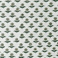 Zinni Handloom Block Print Linen Fabric Yard Grass Linen Fabric