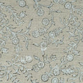 Louis Block Print Upholstery Linen Fabric Yard White Linen Fabric