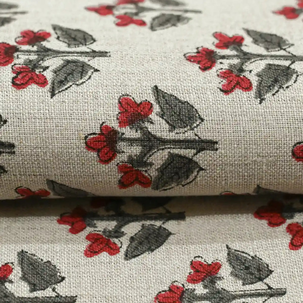 Gabby Natural Upholstery Fabric Linen Fabric
