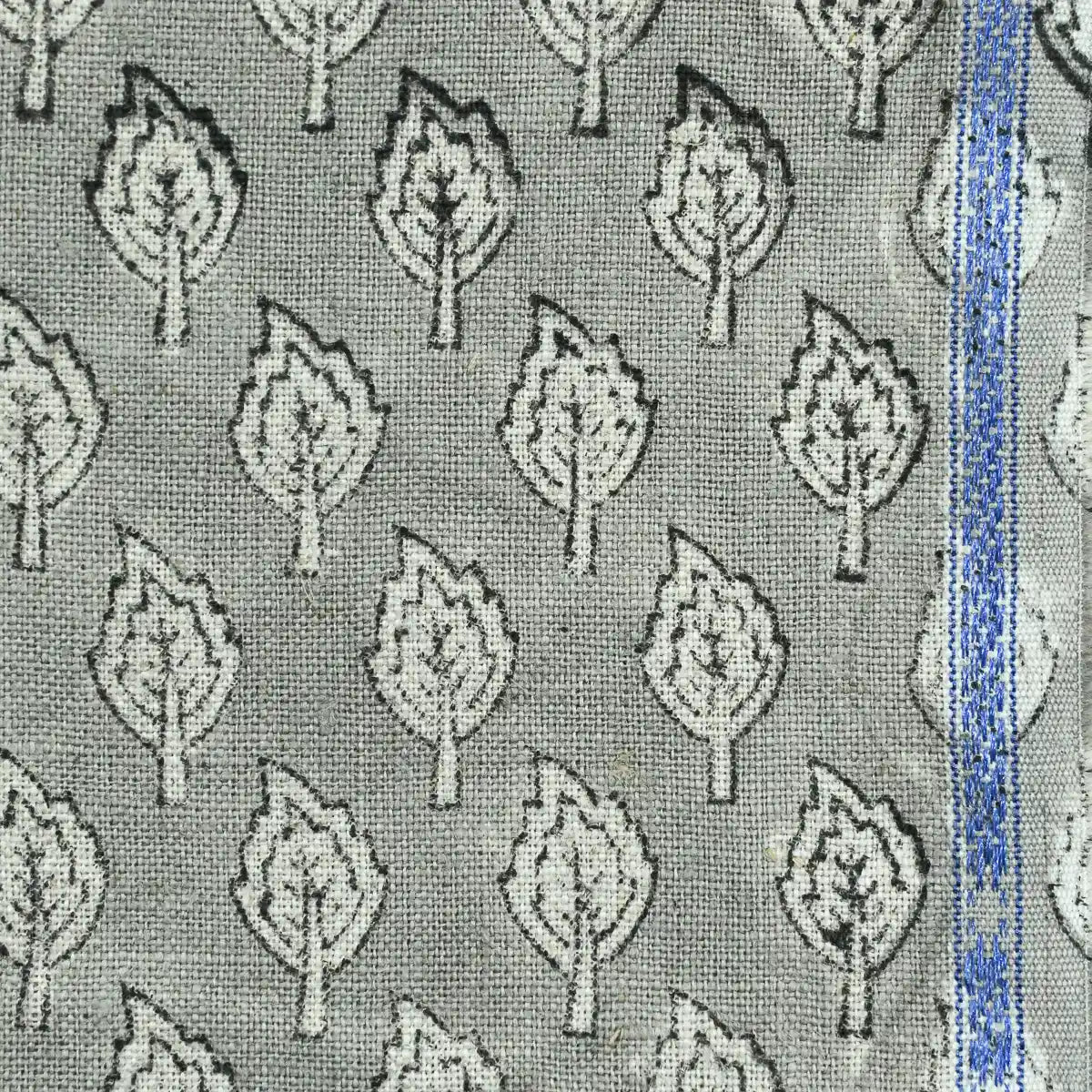 Rolly Block Printed Linen Fabric Linen Fabric