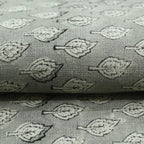 Rolly Block Printed Linen Fabric Linen Fabric