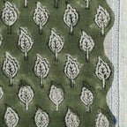 Rolly Block Printed Linen Fabric Linen Fabric