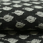 Rolly Block Printed Linen Fabric Linen Fabric
