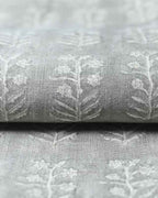 Sylvie Hand Block Printed Linen Linen Fabric