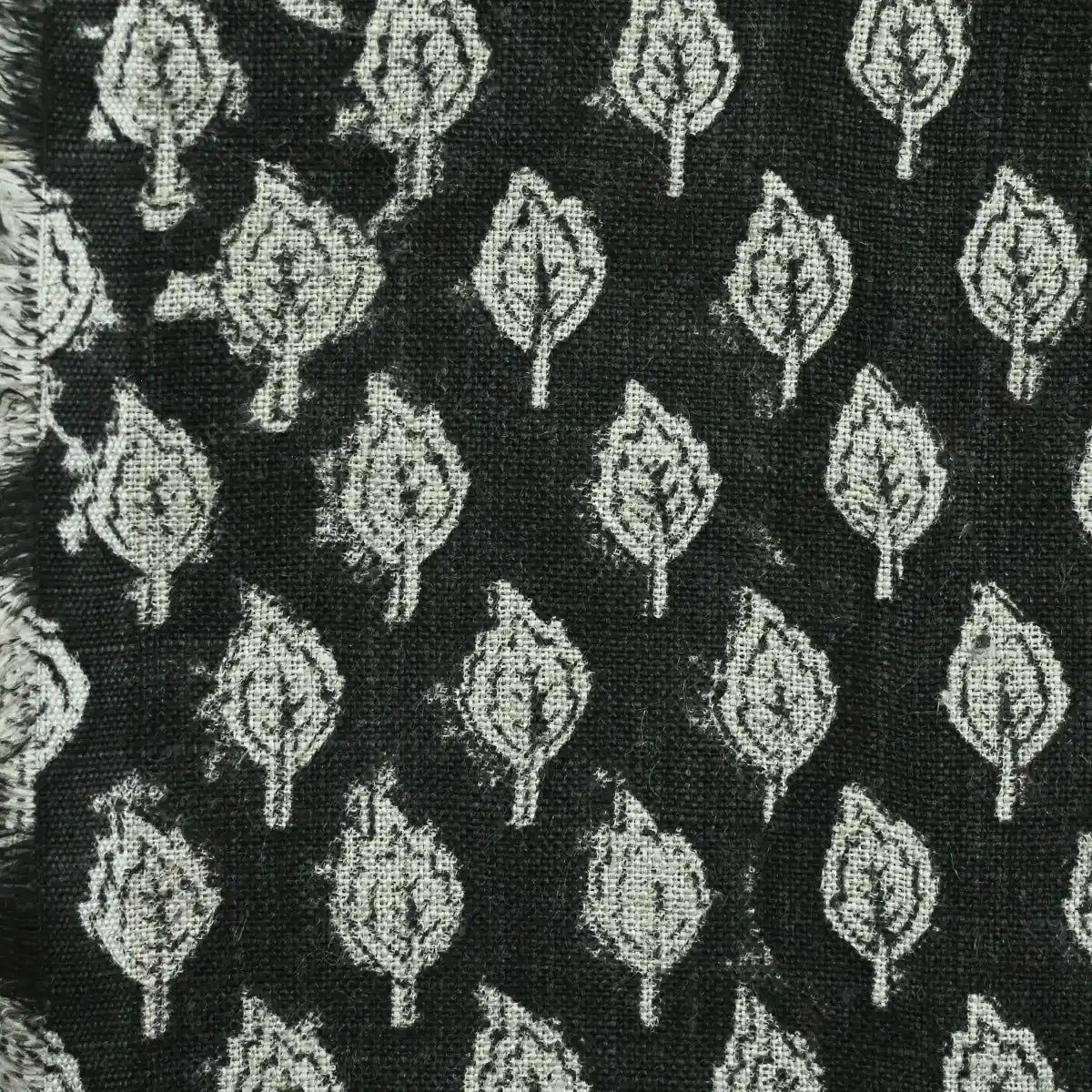 Rolly Block Printed Linen Fabric Linen Fabric
