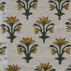 Jess Hand Block Printed Linen Fabric Linen Fabric