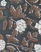 Arabella Hand Block Printed Linen Fabric Linen Fabric