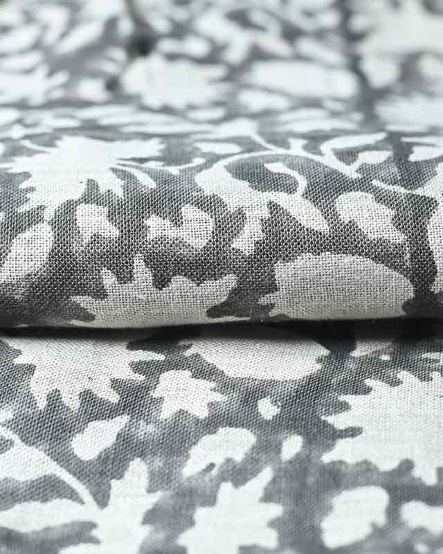 Michael Hand Block Printed Linen Fabric Linen Fabric