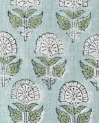 Peregrine Block Print Thick Linen Fabric Linen Fabric