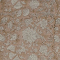 Vivian Hand Block Printed Linen Fabric Swatch fabric swatch