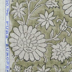 Jennifer Hand Block Printed Linen Fabric Linen Fabric