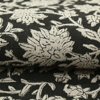 Abbey Floral Handloom Linen Linen Fabric