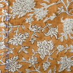 Abbey Floral Handloom Linen Linen Fabric