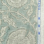 Delilah Block Print Linen Linen Fabric