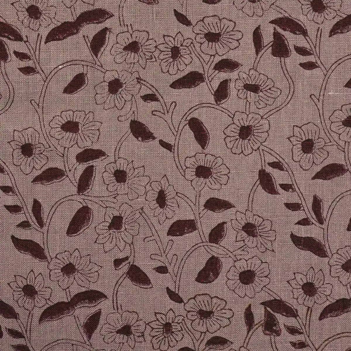 Soft Currents Linen Fabric Onion Pink, Plum Yard Linen Fabric