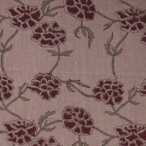 Botanica Linen Fabric Yard Onion Pink Linen Fabric