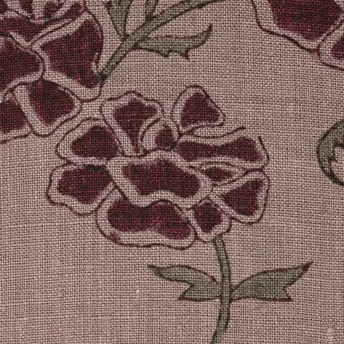 Botanica Linen Fabric Swatch Onion Pink Linen Fabric