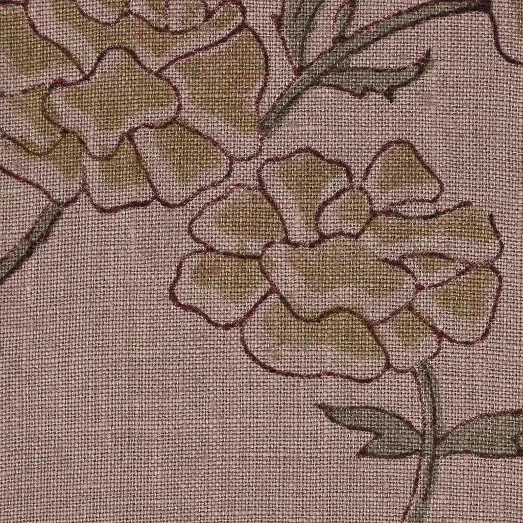 Botanica Linen Fabric Swatch Light Beige Linen Fabric