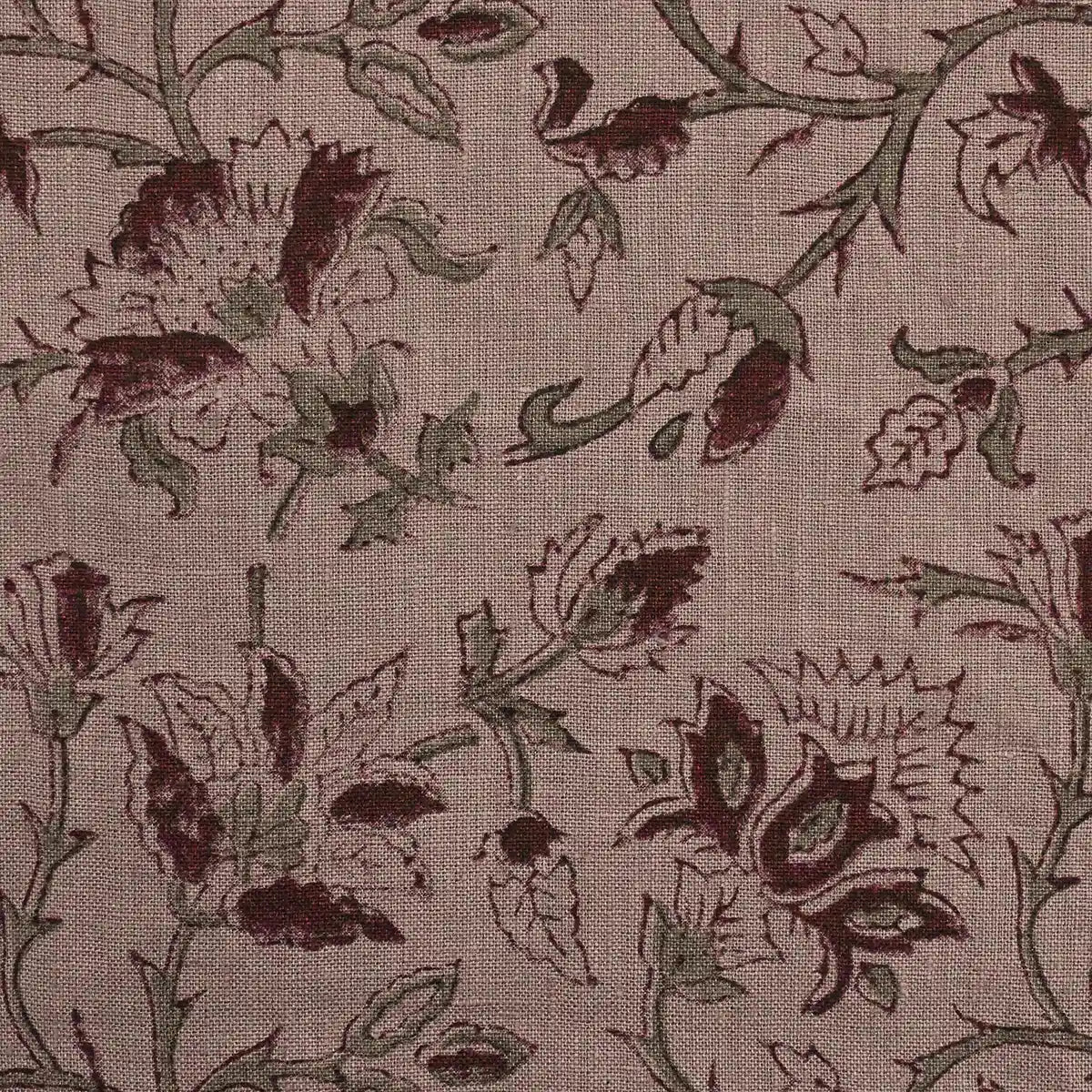 Flora Form Onion Pink Linen Fabric Yard Linen Fabric