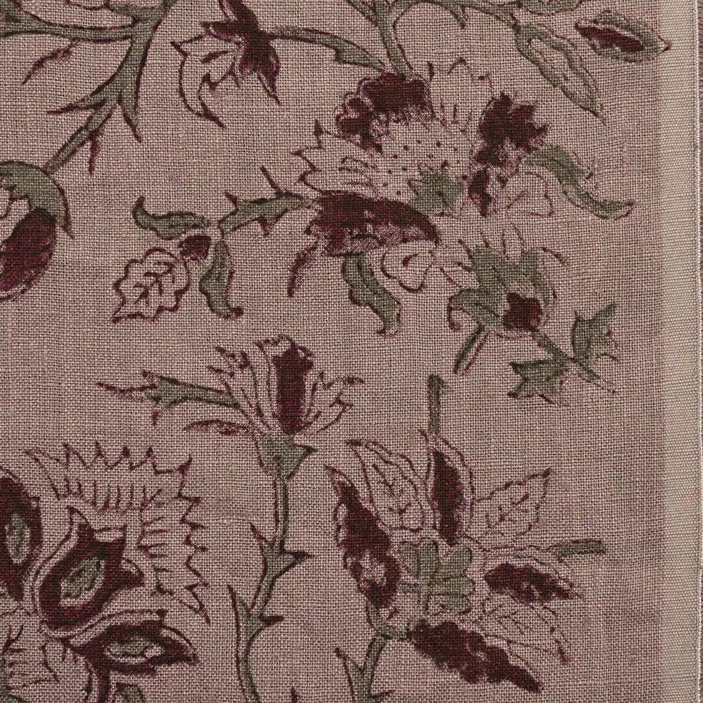 Flora Form Onion Pink Linen Fabric Linen Fabric