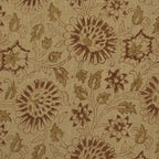 Foliage Tan Dust Linen Fabric Yard Linen Fabric