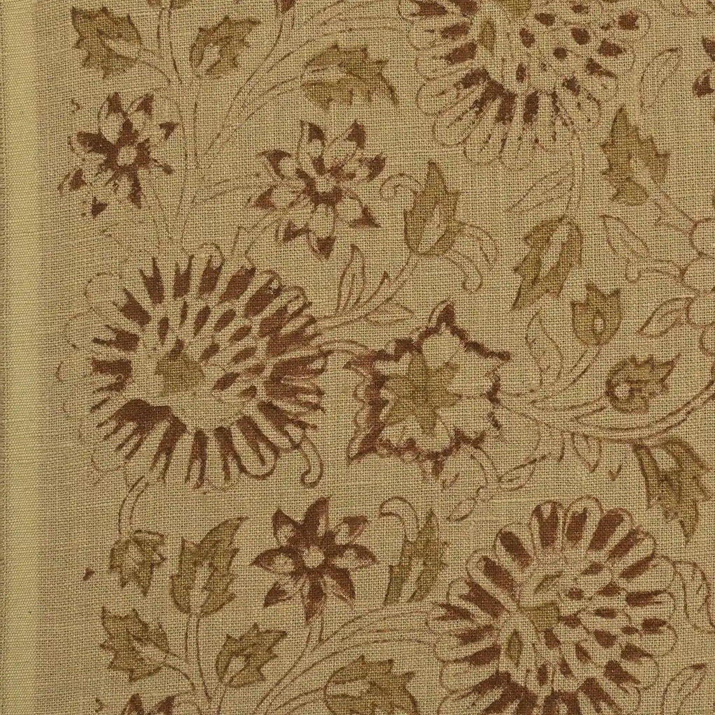 Foliage Tan Dust Linen Fabric Linen Fabric