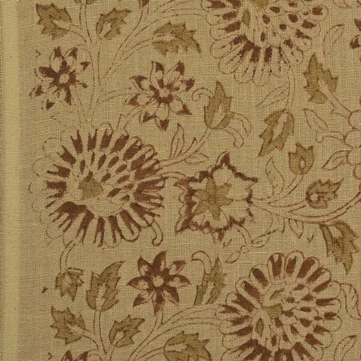 Foliage Tan Dust Linen Fabric Linen Fabric