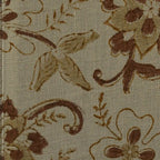 Petal Trails Washed Tan Linen Fabric Linen Fabric