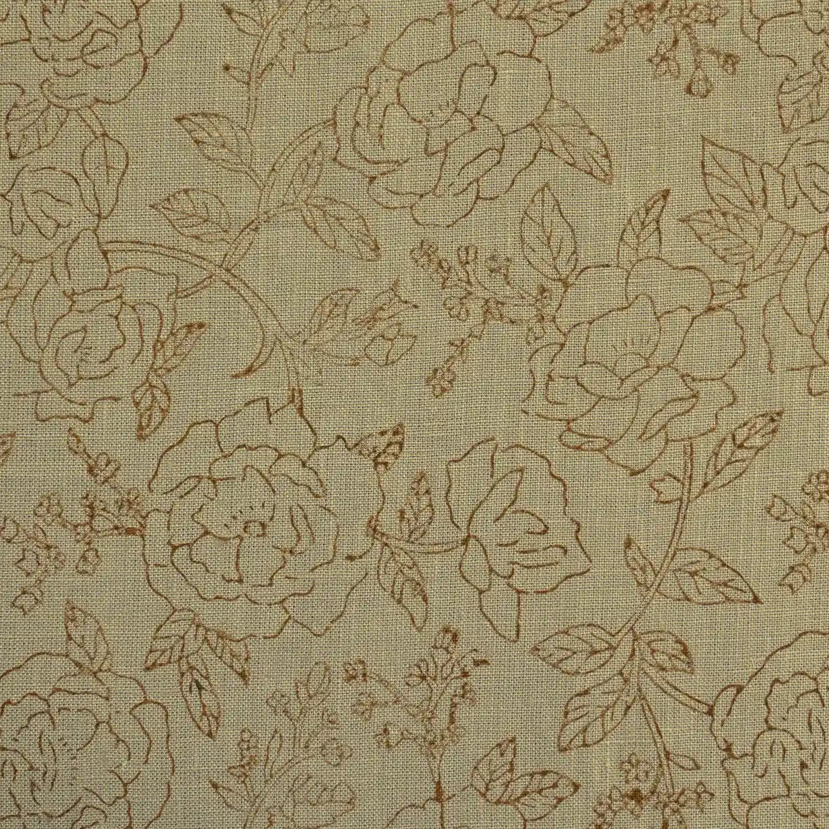 Natural Trace Linen Fabric Yard Tan Dust Linen Fabric