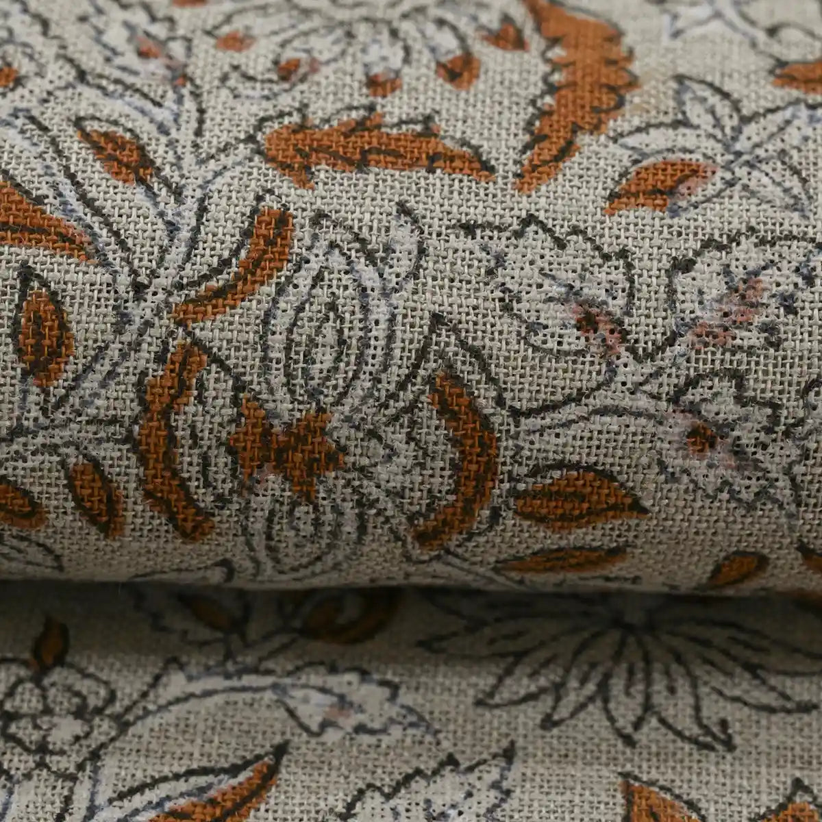 Euphemia Heavyweight Handloom Linen Fabric Linen Fabric