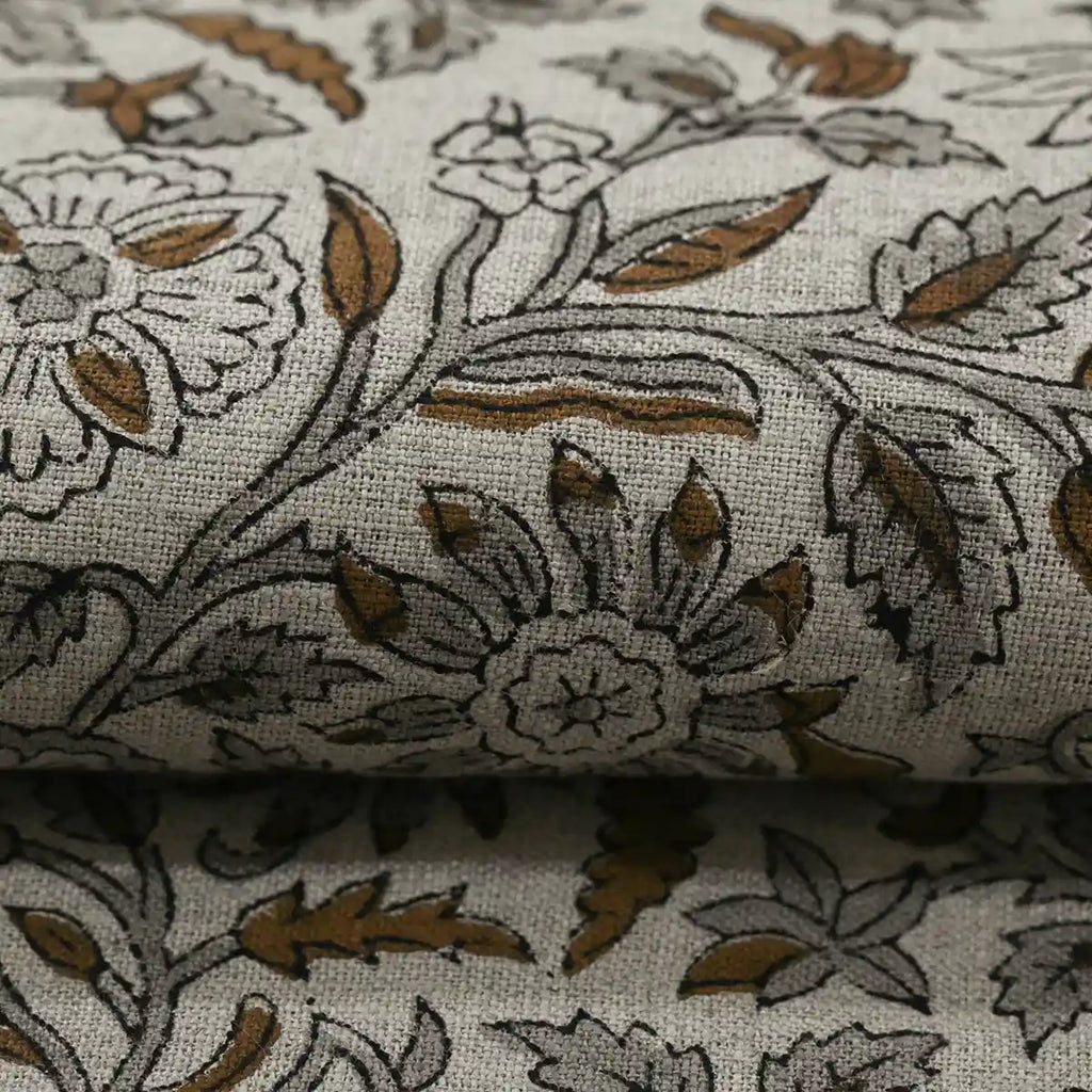Euphemia Heavyweight Handloom Linen Fabric Linen Fabric