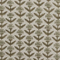 Bruce Block Print Handloom Linen Fabric Linen Fabric