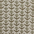 Bruce Block Print Handloom Linen Fabric Linen Fabric