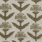 Bruce Block Print Handloom Linen Fabric Linen Fabric