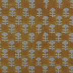 Edith Block Printed Linen Fabric Linen Fabric