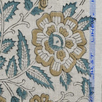 Cleo Block Print Linen Linen Fabric