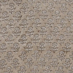 Iris Linen Block Print Yard Natural Linen Linen Fabric