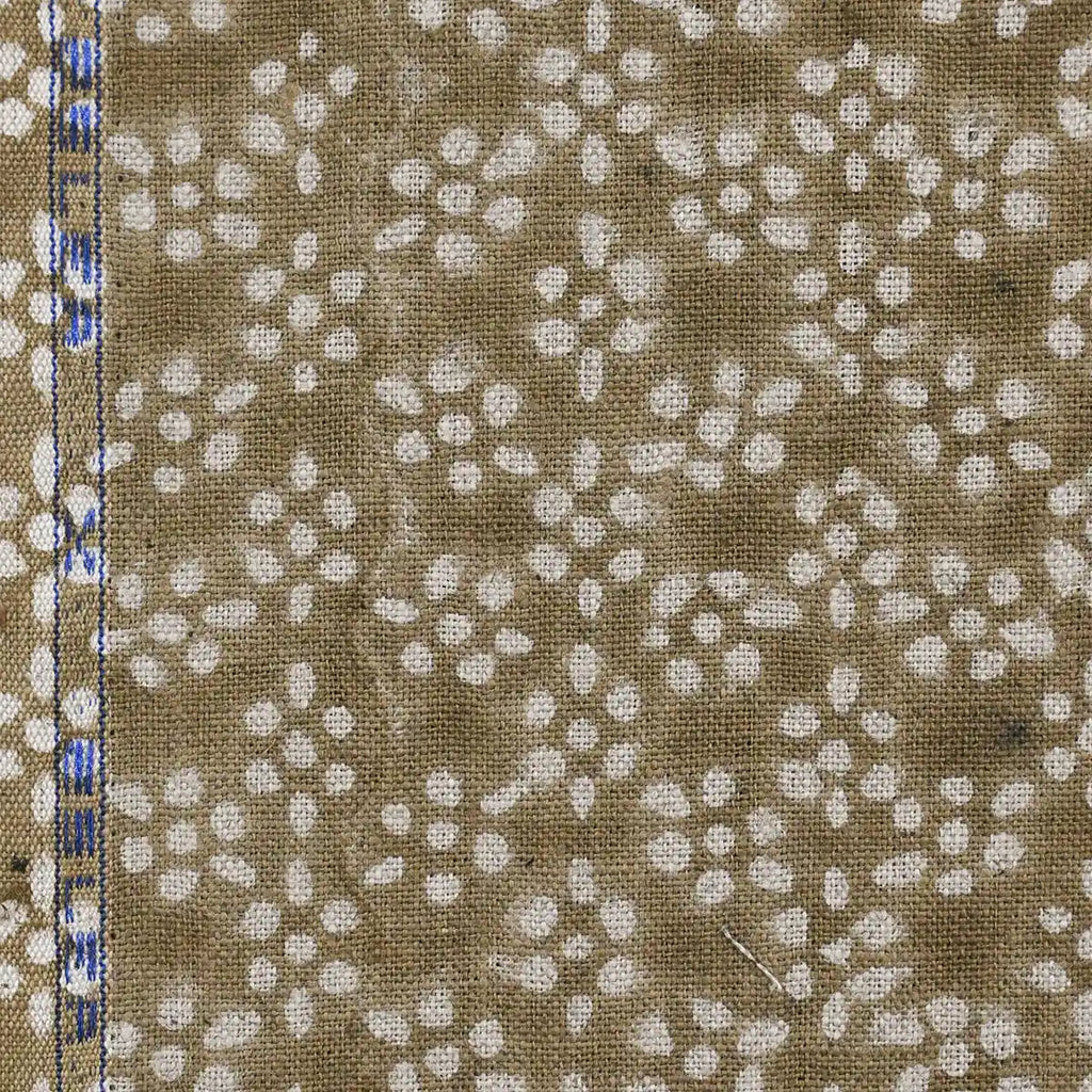 Tessa Hand Block Printed Linen Fabric Linen Fabric