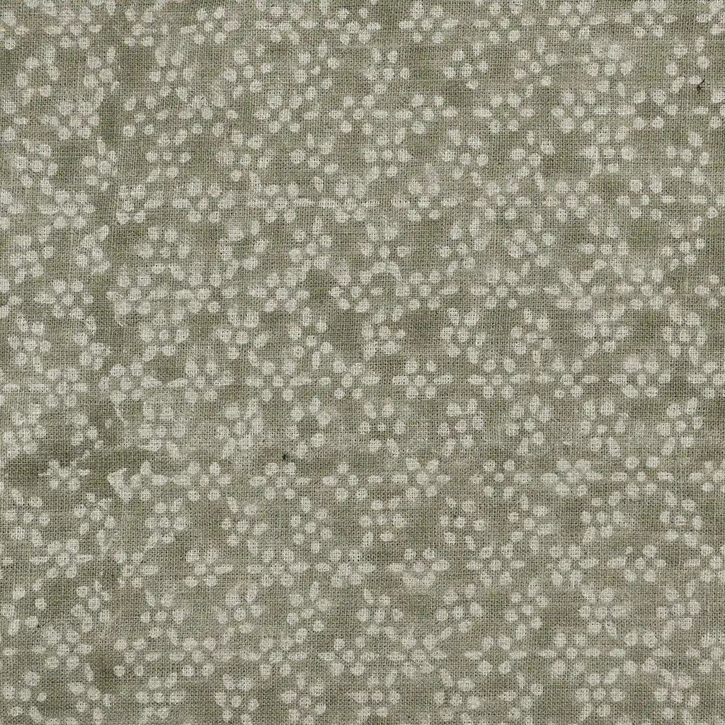 Tessa Hand Block Printed Linen Fabric Yard Cornforth White Linen Fabric