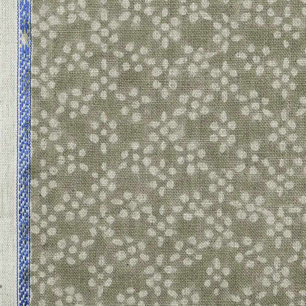Tessa Hand Block Printed Linen Fabric Linen Fabric