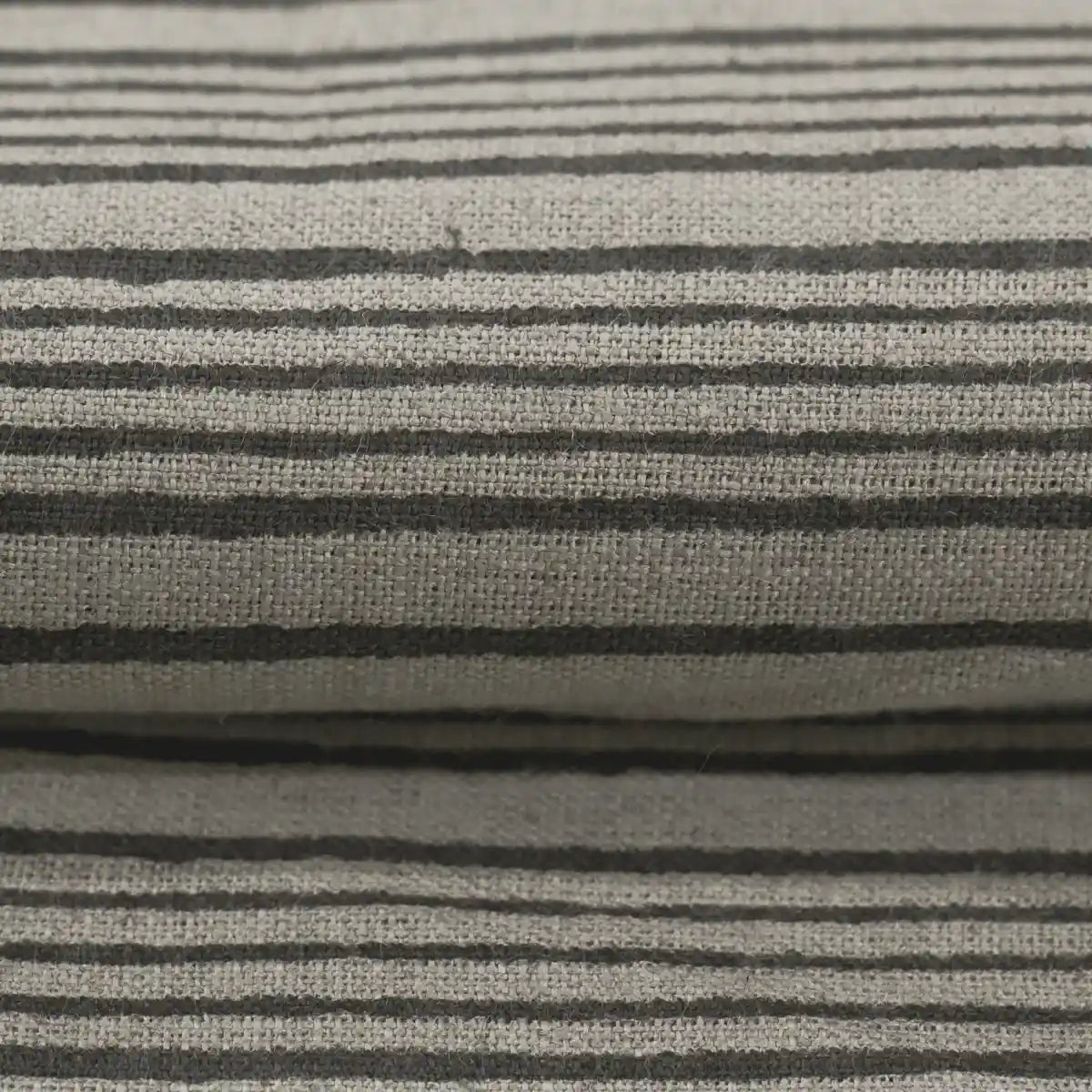 Claura Stripes Hand Block Printed Linen Upholstery Fabric Linen Fabric