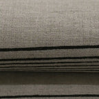 Claura Stripes Hand Block Printed Linen Upholstery Fabric Linen Fabric