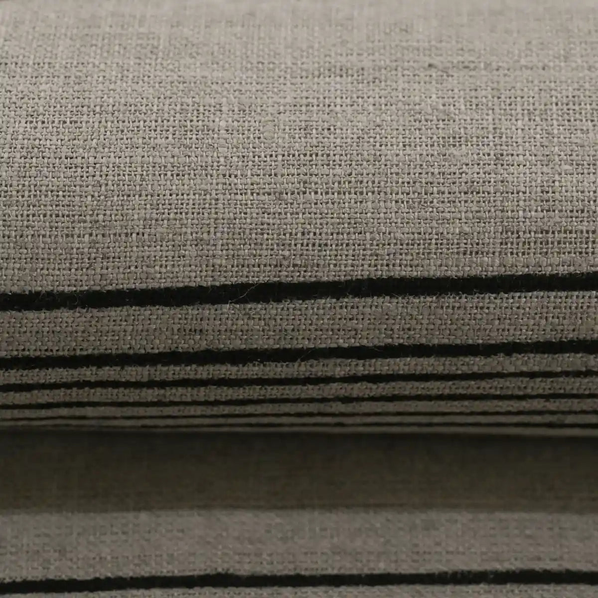 Claura Stripes Hand Block Printed Linen Upholstery Fabric Linen Fabric