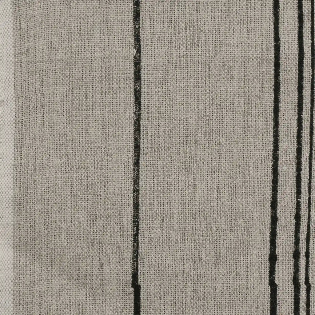 Claura Stripes Hand Block Printed Linen Upholstery Fabric Linen Fabric