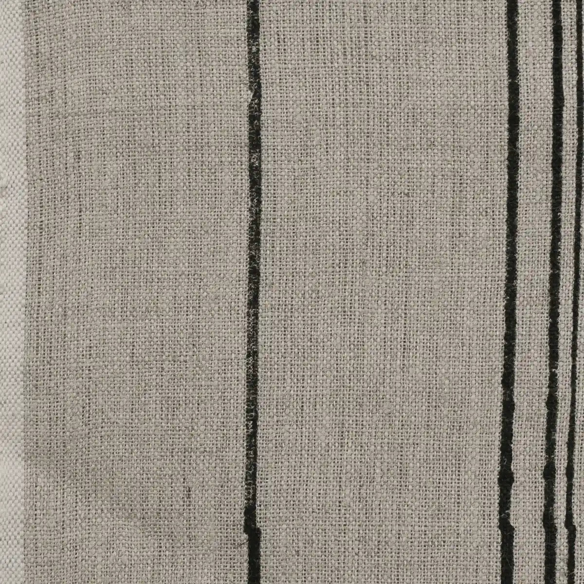 Claura Stripes Hand Block Printed Linen Upholstery Fabric Linen Fabric
