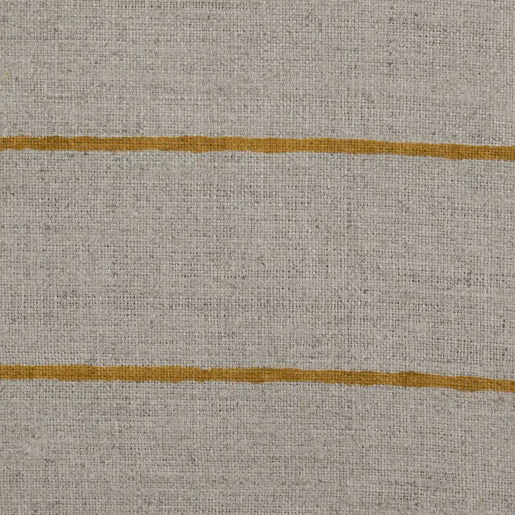Claura Stripes Hand Block Printed Linen Upholstery Fabric Linen Fabric