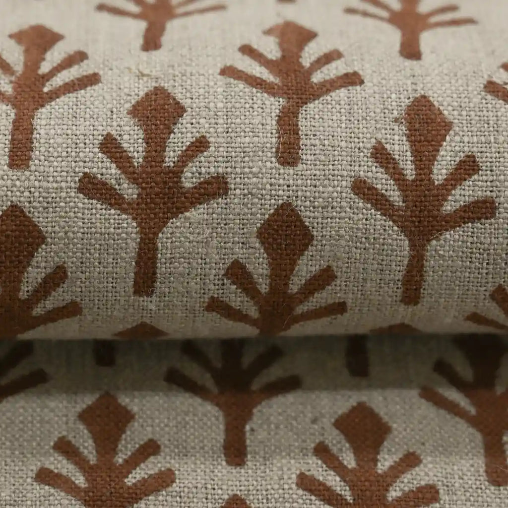 Lena Printed Linen Fabric Linen Fabric